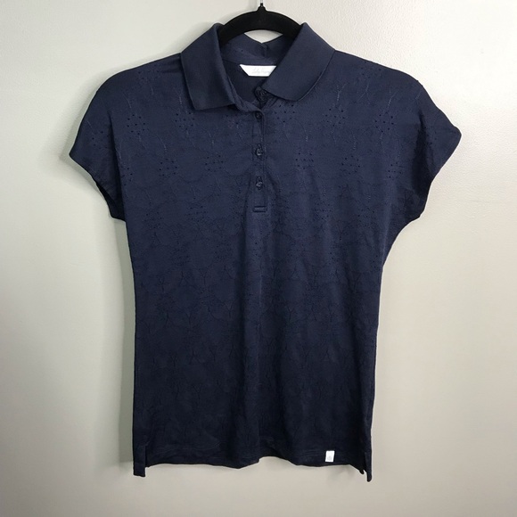 Lady Hagen Tops - Lady Hagen Eyelet Dolman Polo Sz XS